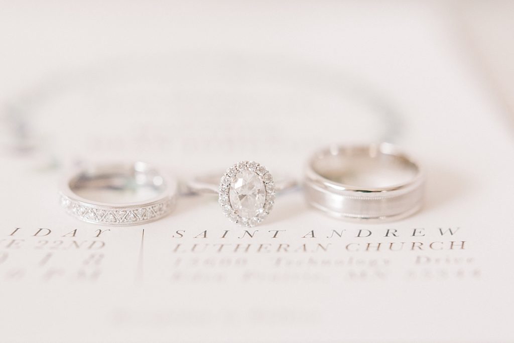 Wedding ring photo for downtown minneapolis wedding at day block event center