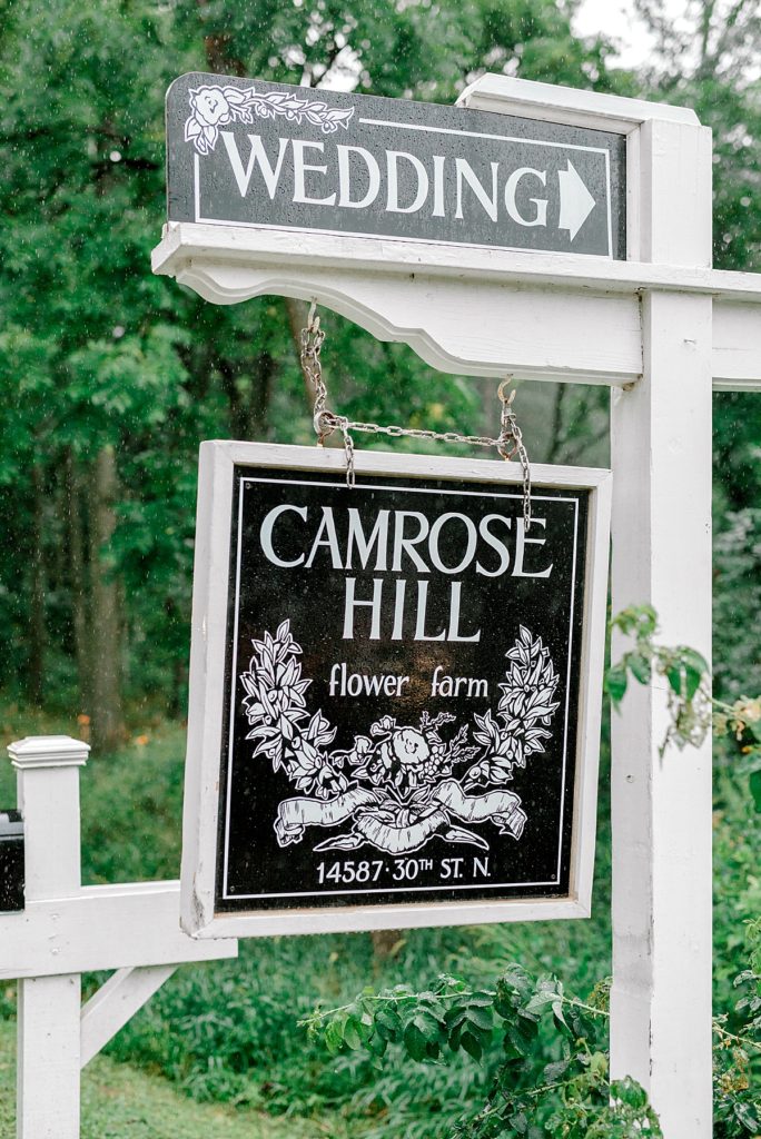 Camrose Hill Flower Field Wedding