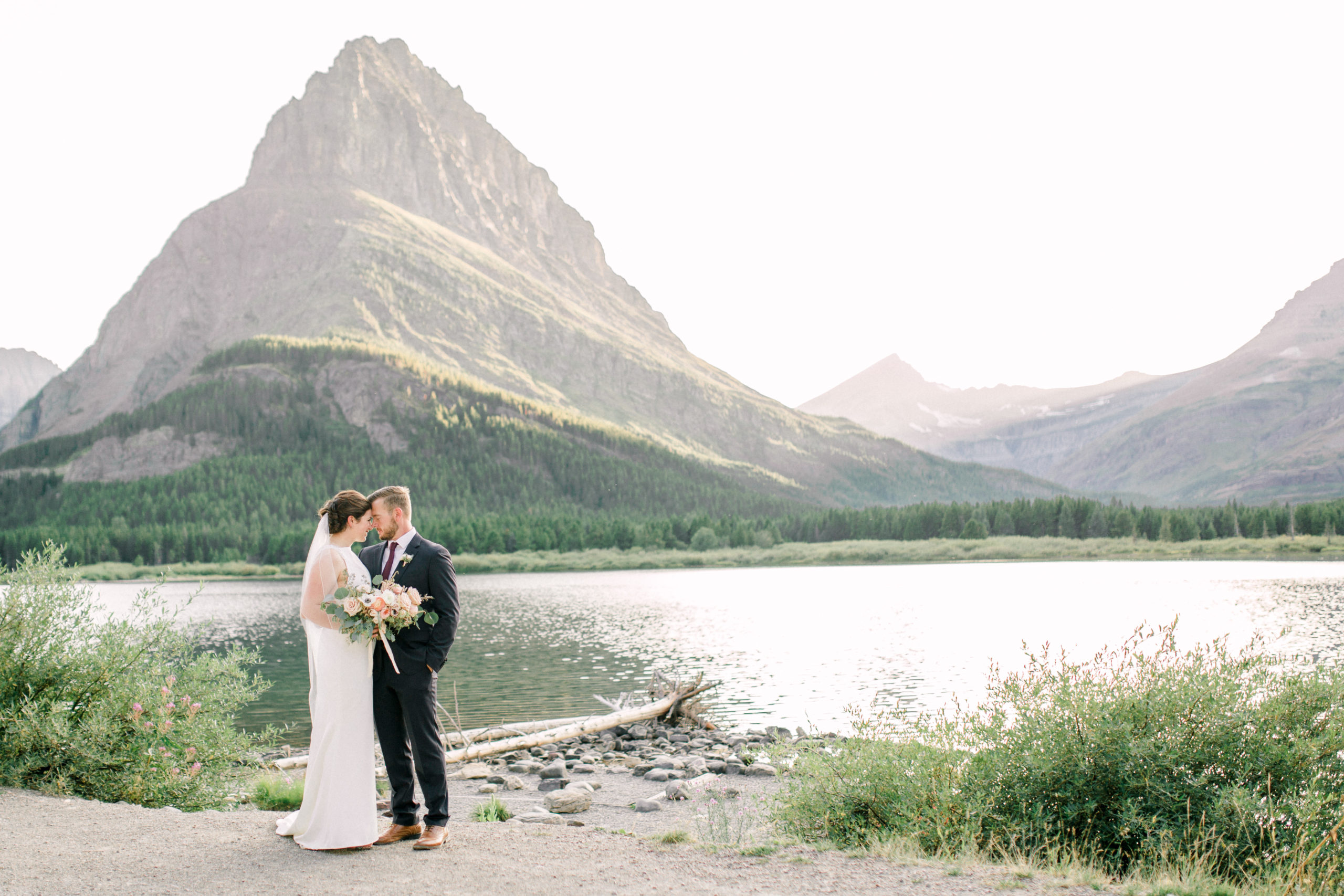 wedding at glacier national park